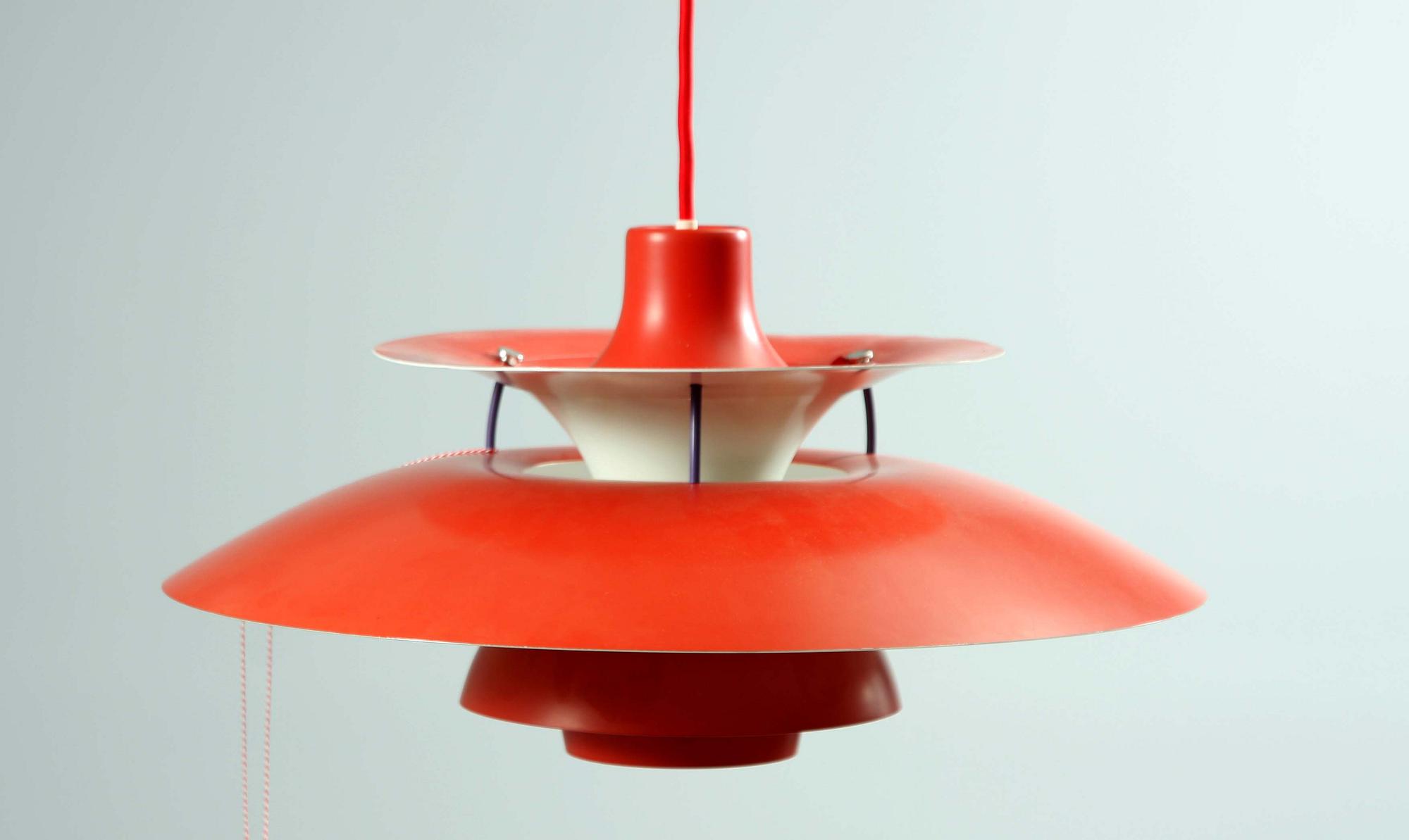 TAKLARMATUR,"PH 5", Poul Henningsen för Louis Poulsen, Danmark.