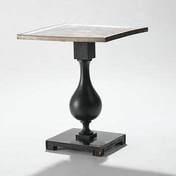 Anna Petrus, a pewter top tray table on a base by Uno Åhrén, executed in her studio, Stockholm, ca 1922-25.