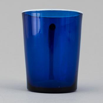 A 19th century glass cup, Norway.