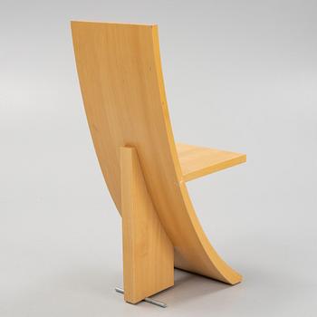 A 'Excent' beech chair, by Jonas Palmius, Gärsnäs 1992.