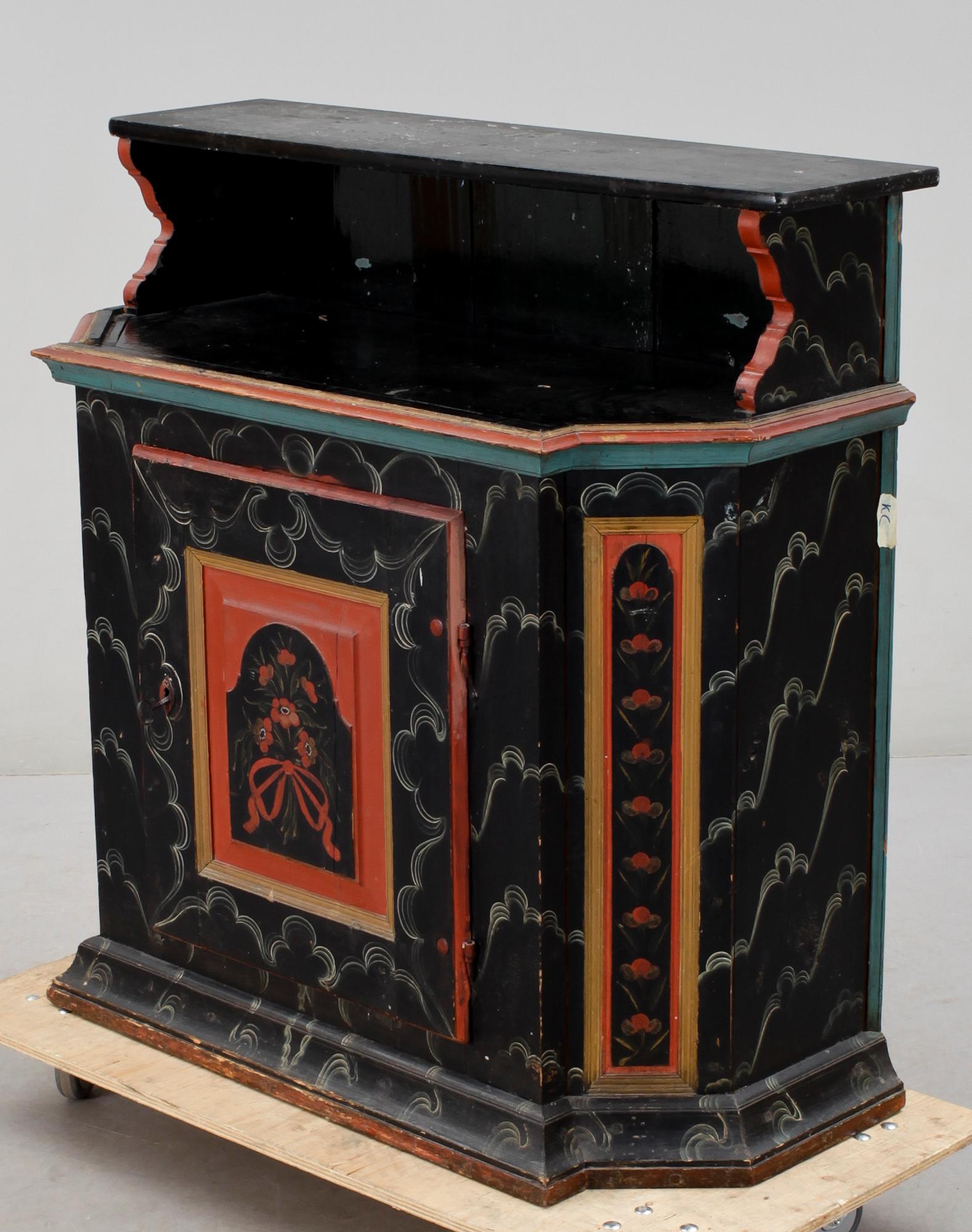 SKÅPUNDERDEL, Allmoge. Järvsö, Hälsingland, 1800-tal.