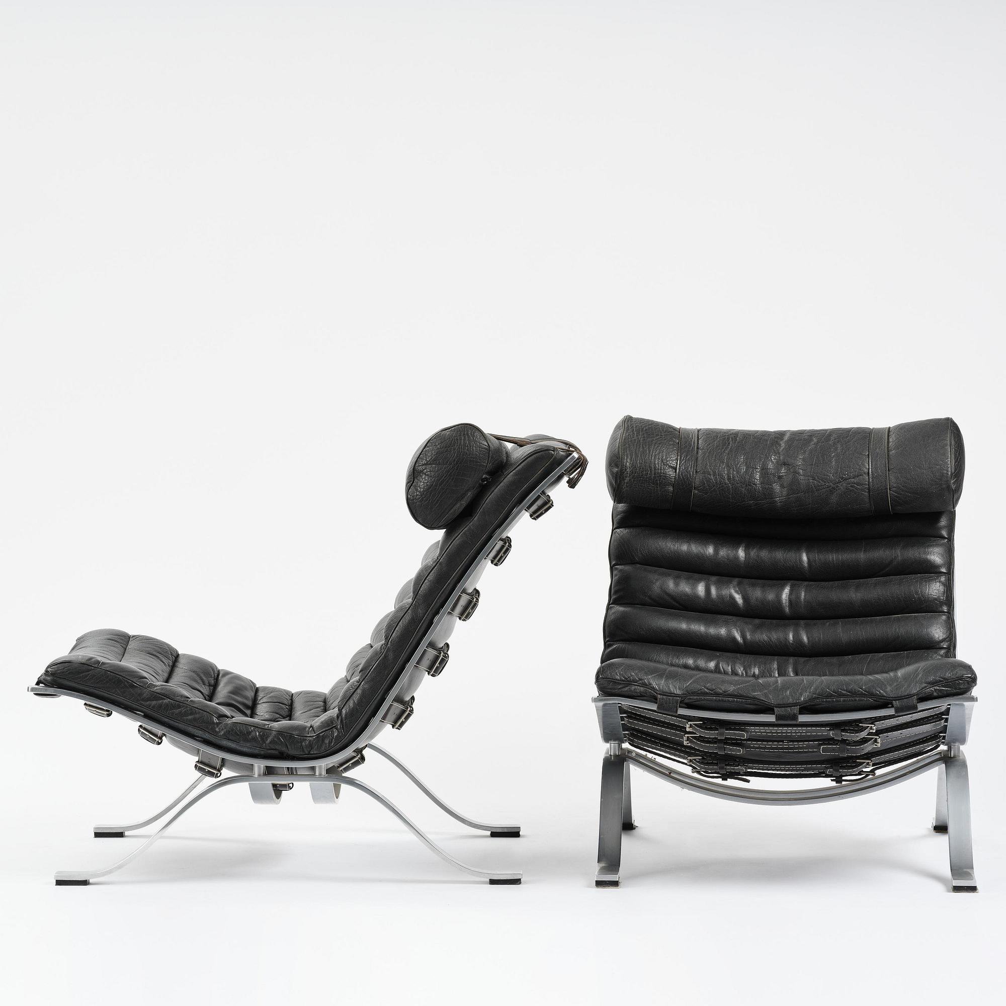 Arne Norell, fåtöljer, ett par, "Ari", Norell Möbel, Aneby, 1960-70-tal.