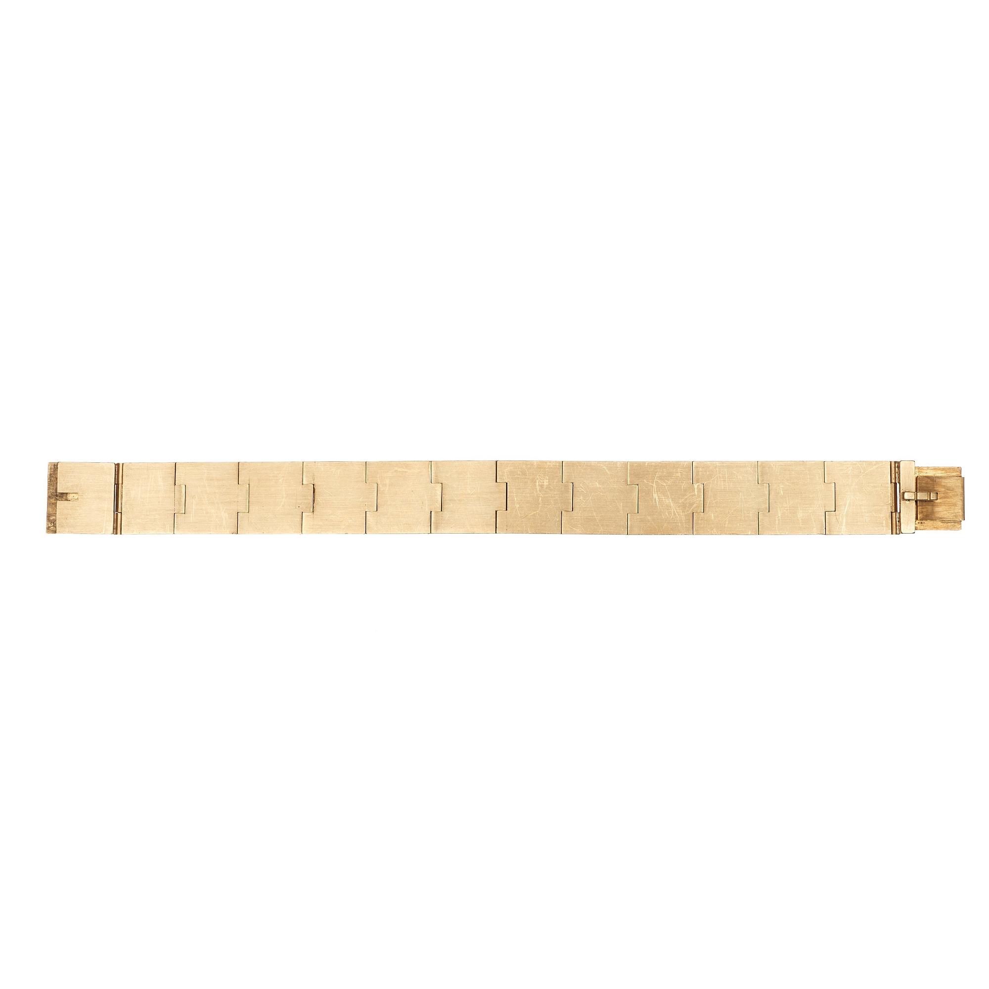 A Wiwen Nilsson 18k gold bracelet, Lund 1966.