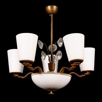 Lisa Johansson-Pape, a mid-20th-century pendant ceiling light model 61-5 for Orno.