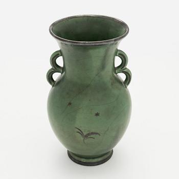 Liisa Hallamaa (Larsen), maljakko, keramiikka, signeerattu LL Arabia.