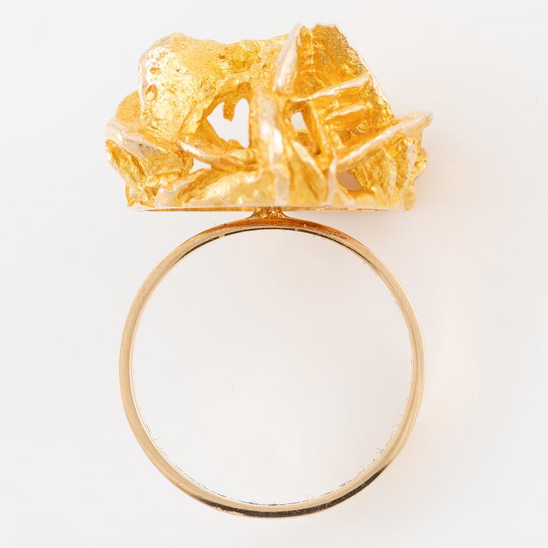 Lapponia ring 14K gold, design Björn Weckström.
