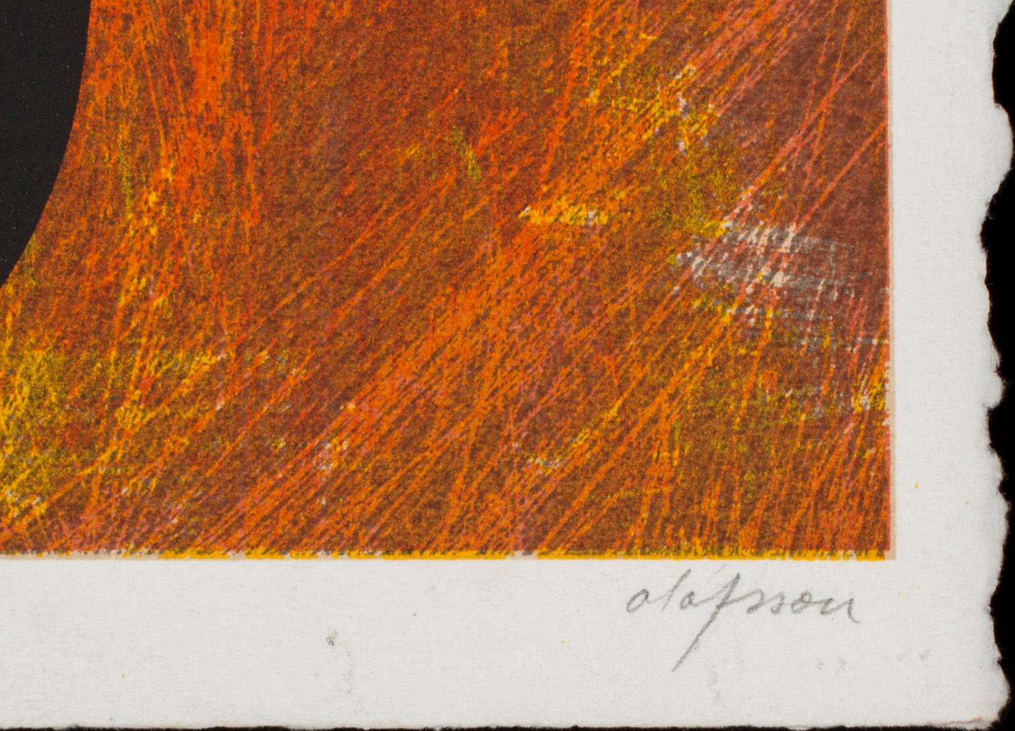 PIERRE OLOFSSON, färglitografi, signerad och numrerad 8/150.