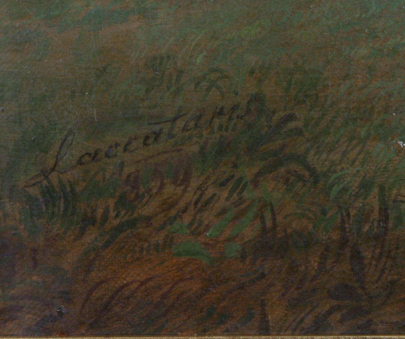 DEMETER LACCATARIS, olja på duk, sign o dat 1850.