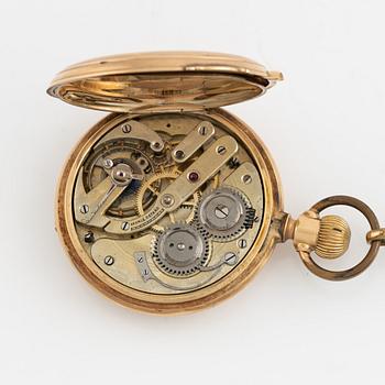 Pocket watch, Pateck Genève, hunter, 53 mm.