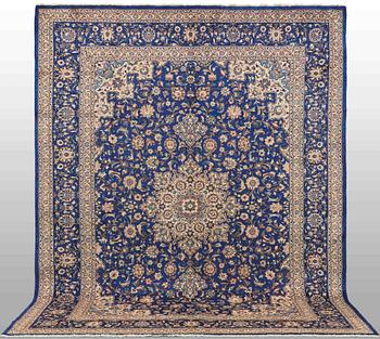 A carpet, Kashmar, ca 390 x 300 cm.