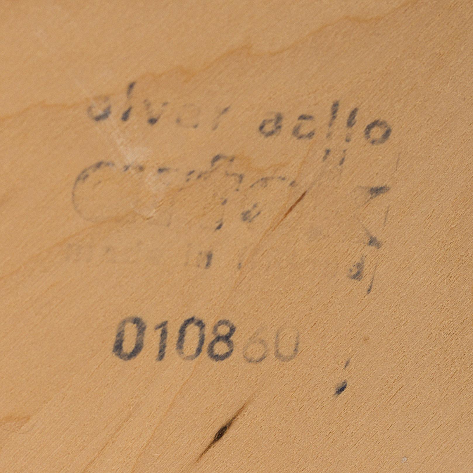 ALVAR AALTO, skrivbord med hurts, Artek, Finland, 1900-talets andra hälft.