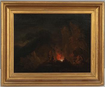 Alexander Lauréus, BY THE CAMPFIRE.
