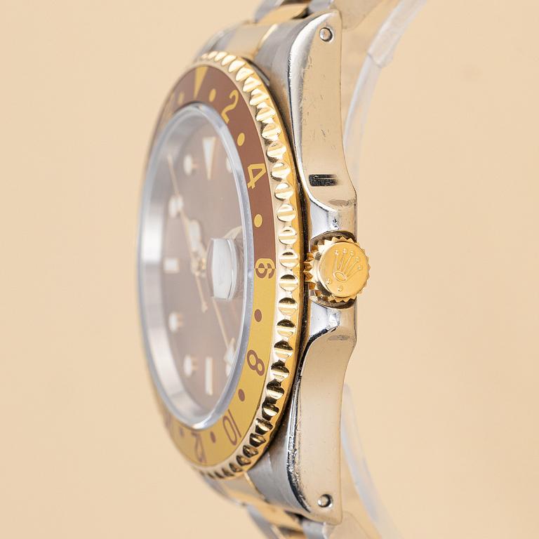 Rolex, GMT-Master II, "Root Beer" & "Black Tritium Dial & Insert", ca 1995.
