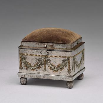 A Steel Sewing Box, Tula, probably early 19th century.