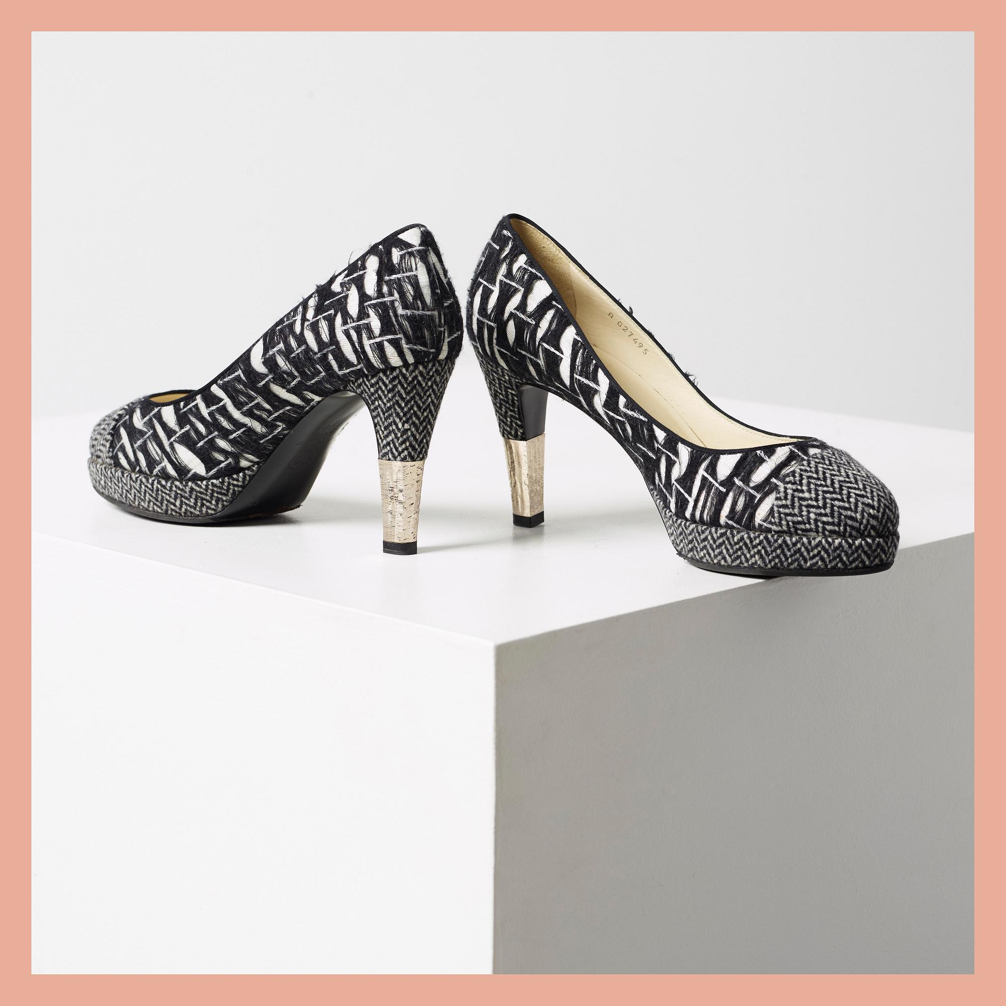 PUMPS, Chanel, storlek 38,5.