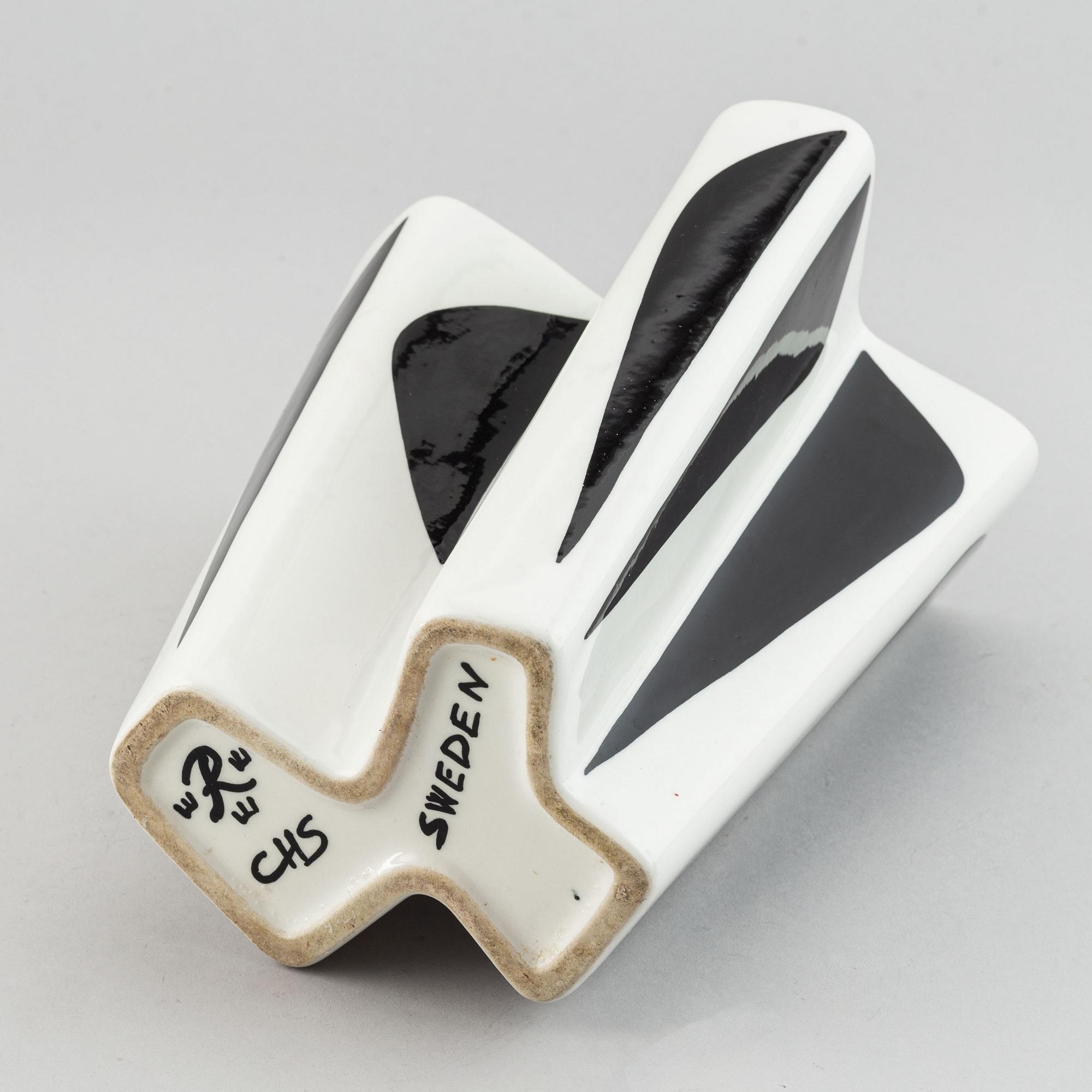 Carl-Harry Stålhane, a 'Konstrakta SNT' vase, for Rörstrand, designed 1953.