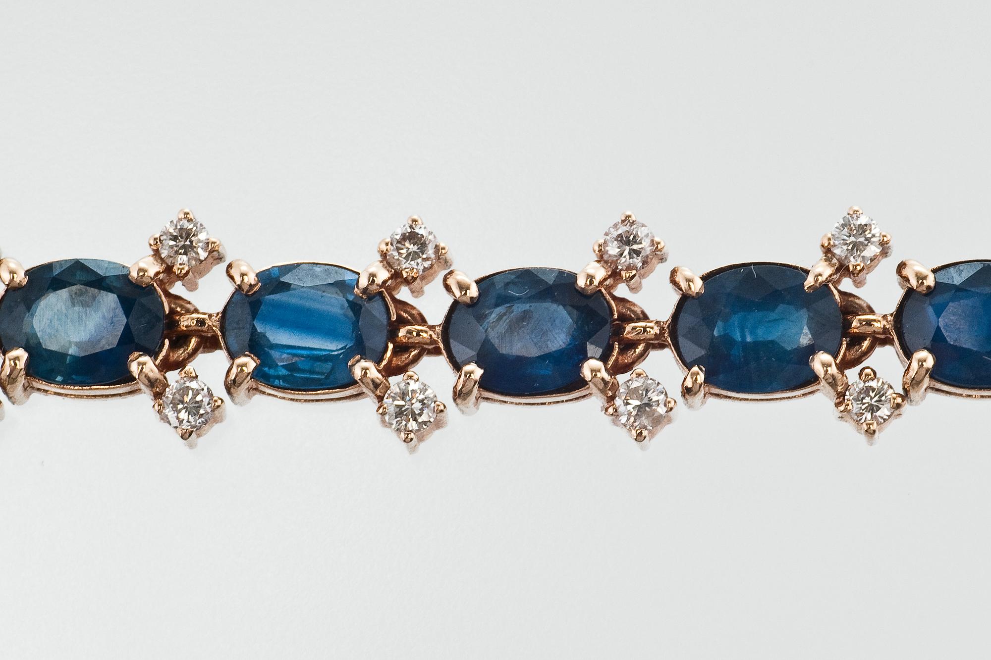 A SAPPHIRE BRACELET.