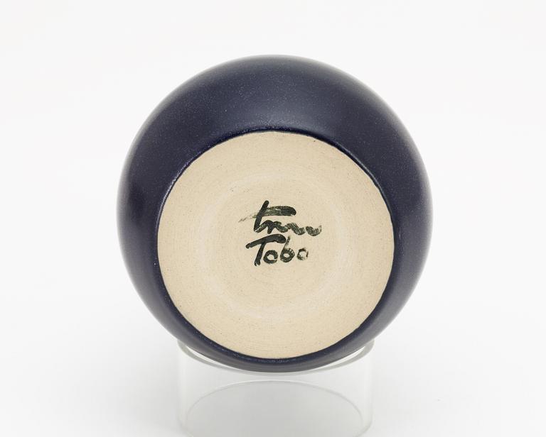 An Erich and Ingrid Triller stoneware vase, Tobo.