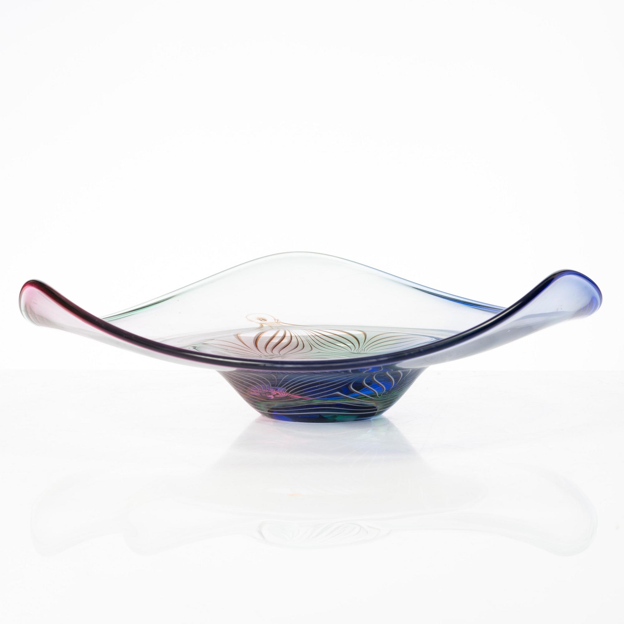 Adam Jablonski, bowl, glass, Poland.