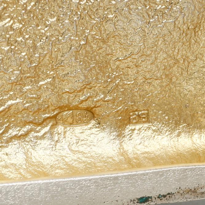 CIGARETTETUI, silver, Ryssland 1800/1900-tal. 210gr.