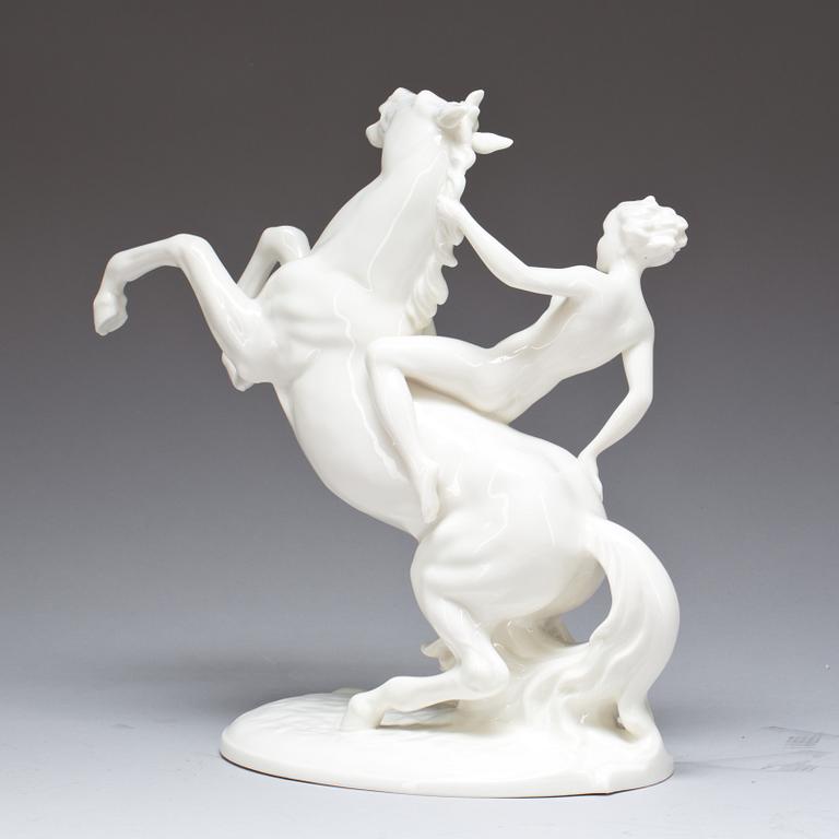 FIGURIN, porslin. Schaubach, 1900-tal.