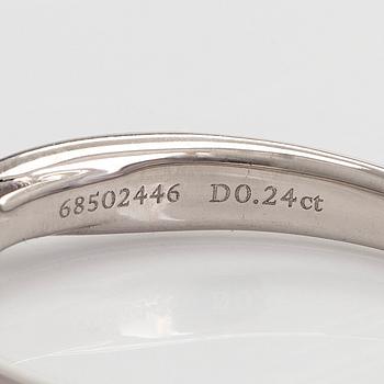 Tiffany & Co, ring, platina, briljantslipad diamant.