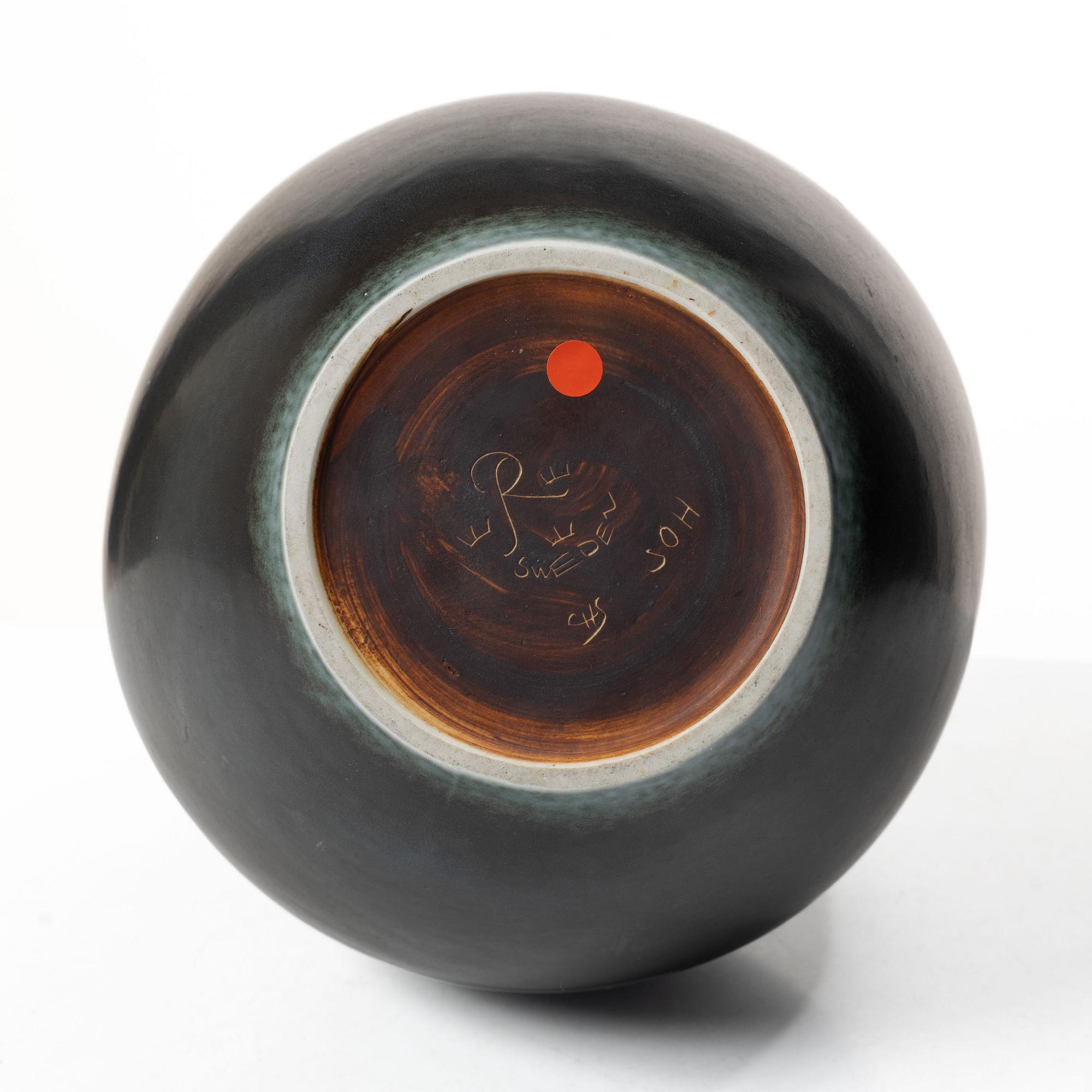 Carl-Harry Stålhane, A stoneware floor vase, Rörstrand.