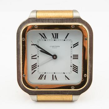 Cartier, travel / alarm clock, les must de Cartier, 1978.