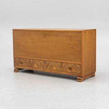 Carl Malmsten, sideboard, ek, Stockholm 1935.