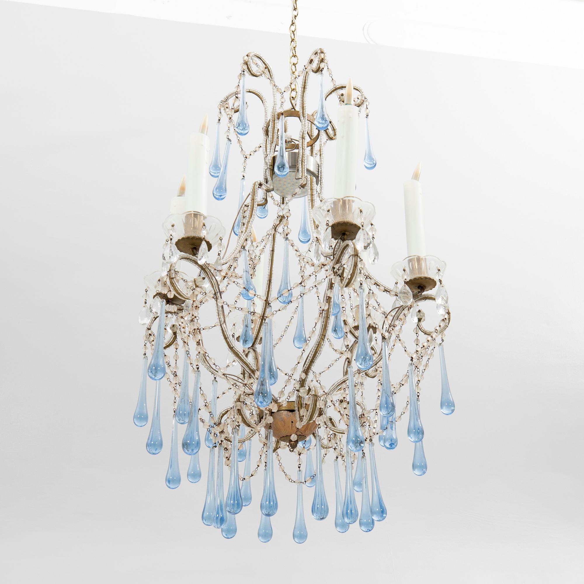 Chandelier, Venetian style, 20th century.