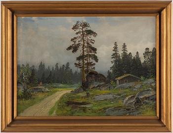 HALVOR HALVORSEN, oil on canvas, signed and dated 1901.