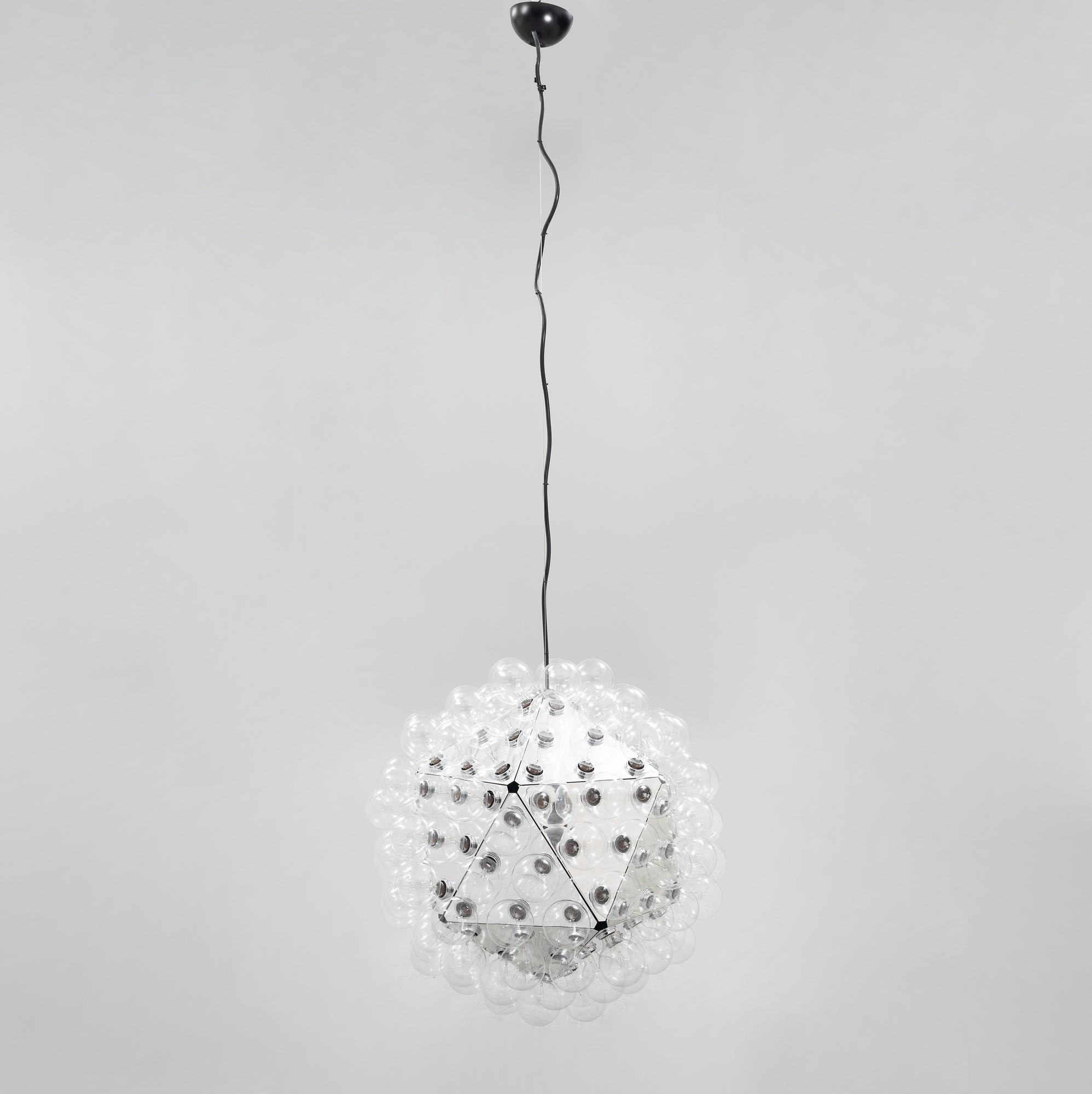Achille Castiglioni, taklampa "Taraxacum S2" för Flos. formgiven 1988.