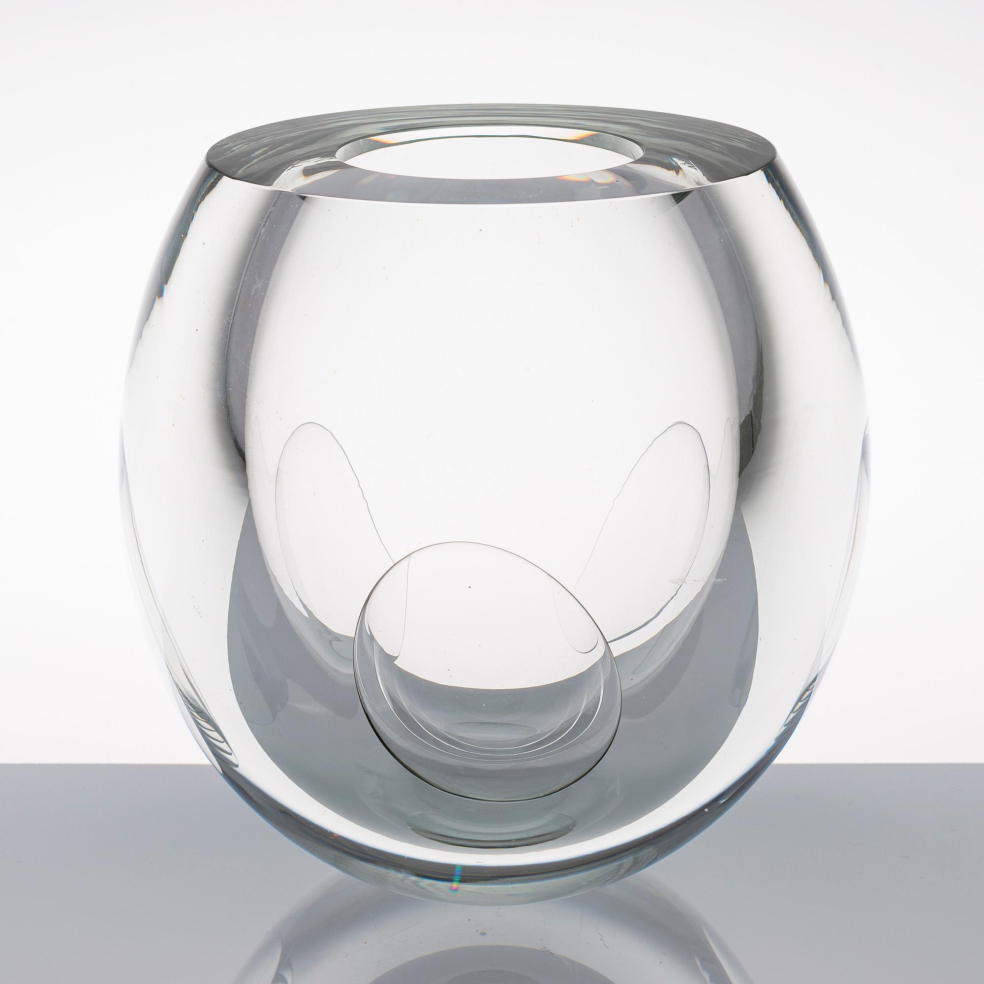 TIMO SARPANEVA,  lasiveistos, "Claritas", signeerattu Timo Sarpaneva, Iittala 1984C 1862.