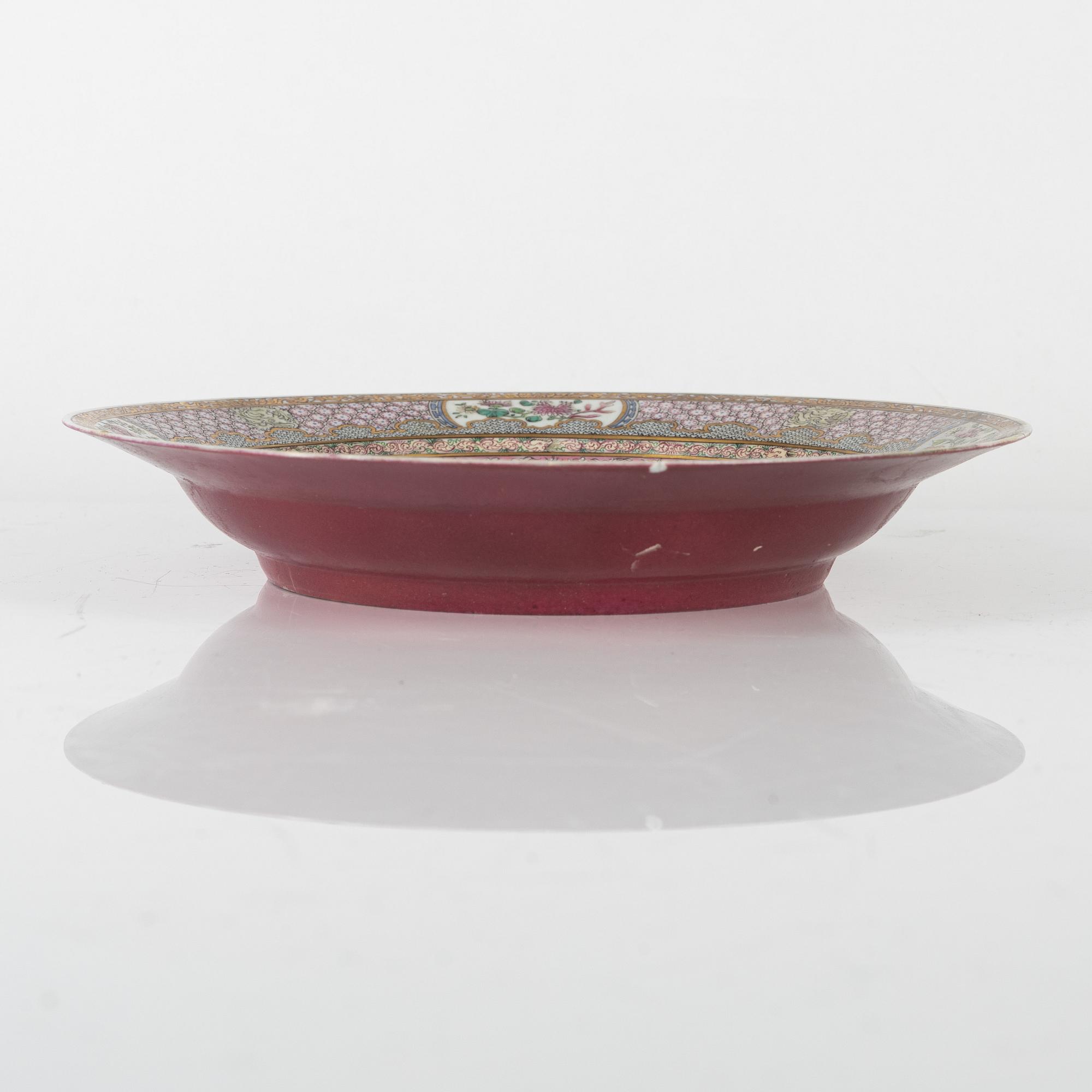 Tallrik, porslin, möjligen Samson.