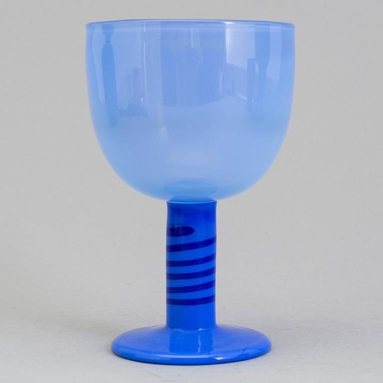 GUNNAR CYRÈN, a glass goblet, "Pop Glass", Orrefors 1967-70.