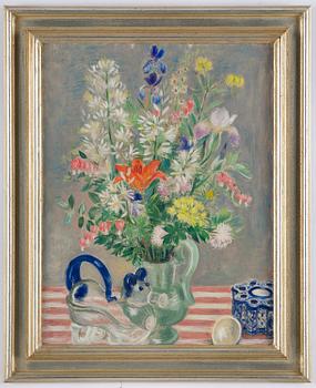 Arthur Percy, "Blommor och glashund".