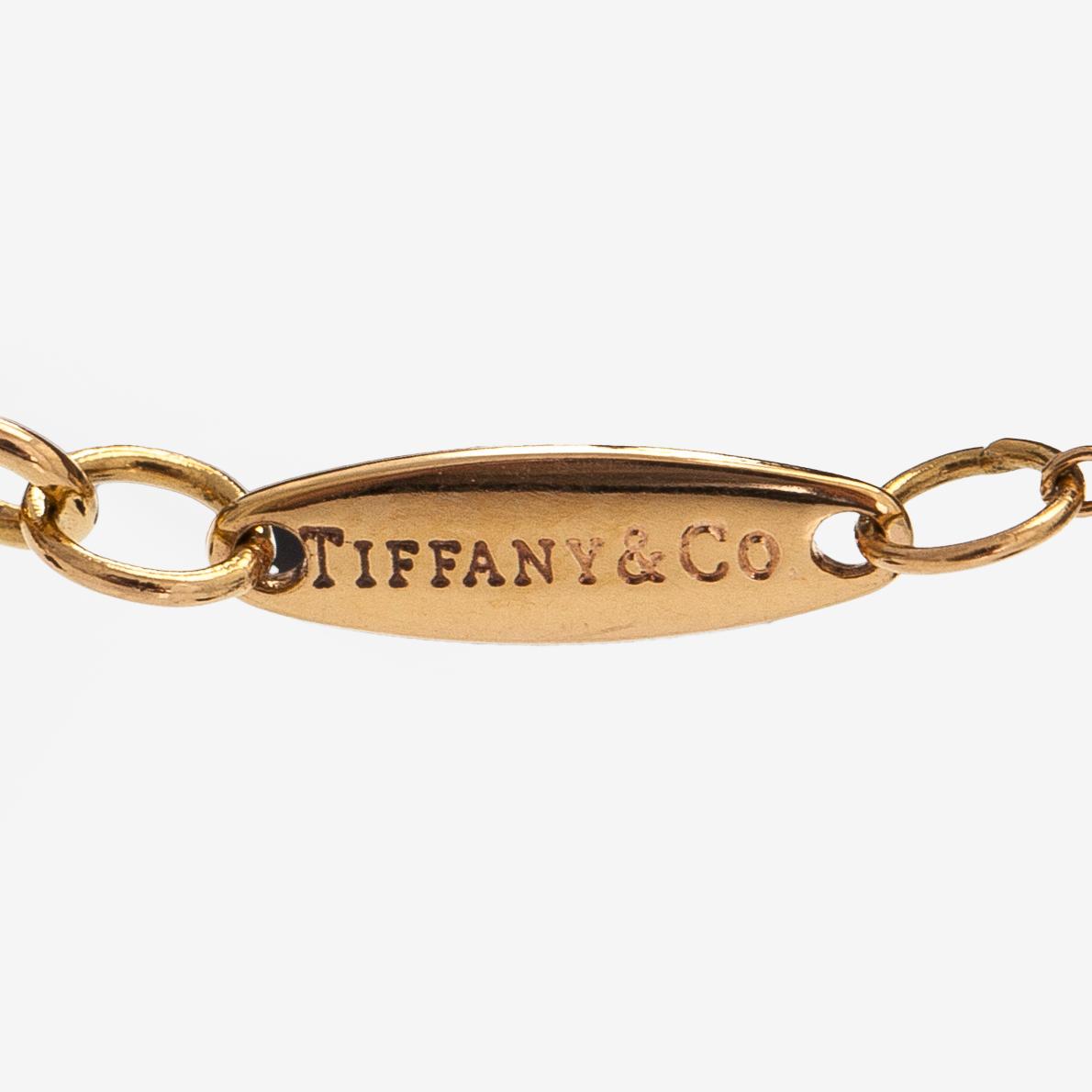 Tiffany & Co, Elsa Peretti, halsband, "Open Heart", 18K guld.