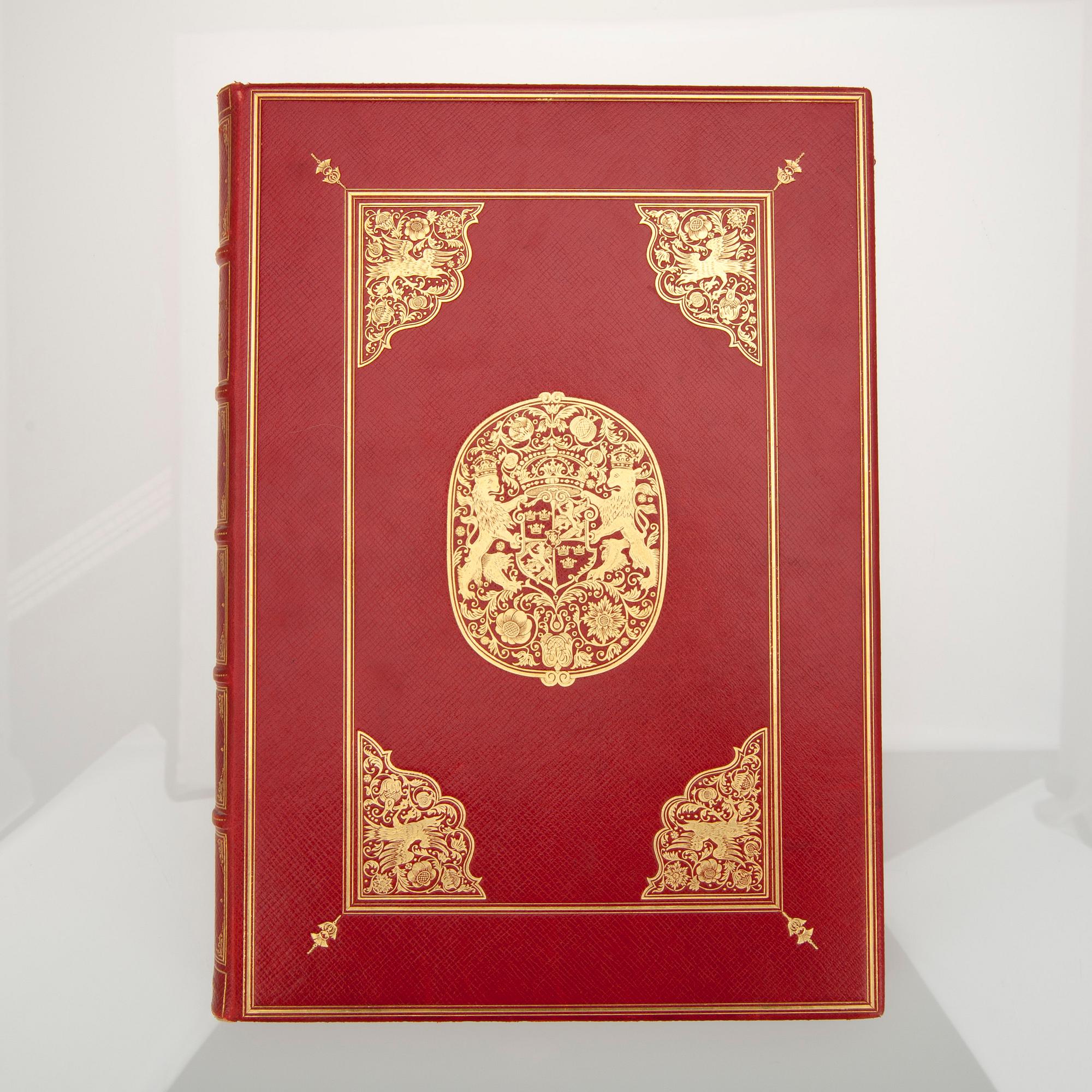 BOK, 2 vol, "Konstsamlingarna å de svenska kungliga slotten" av John Böttiger, numr 53/200, Stockholm 1897.