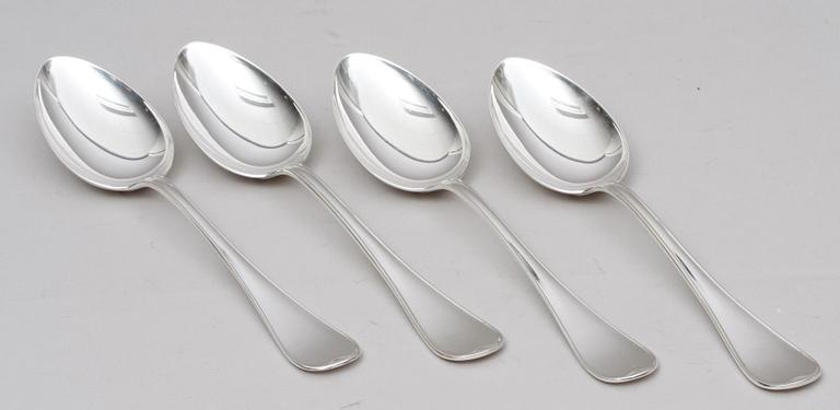BESTICKSERVISDELAR, 11 st. Silver.