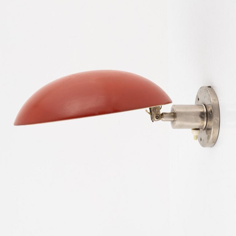 Harald Notini, vägglampa, modell "8385", Arvid Böhlmarks Lampfabrik, 1930-tal.