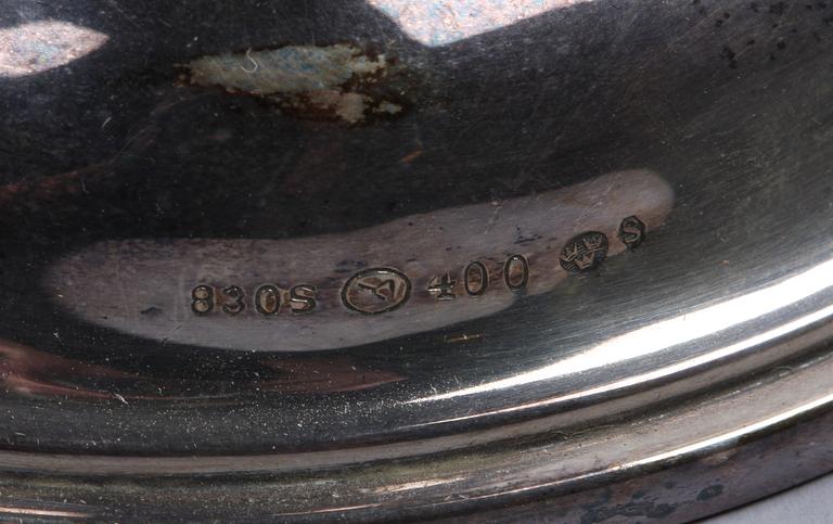 LJUSSTAKAR, ett par, silver, importstämplar.