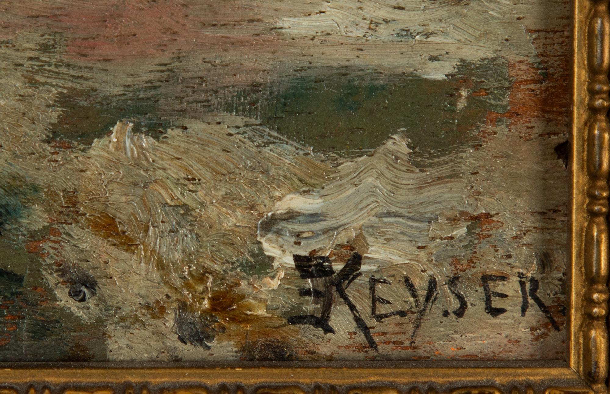 Elisabeth Keyser, Motiv från västra ringmuren, Visby.