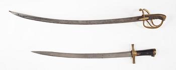 SABEL samt HUGGARE, Sverige, 1800-tal.