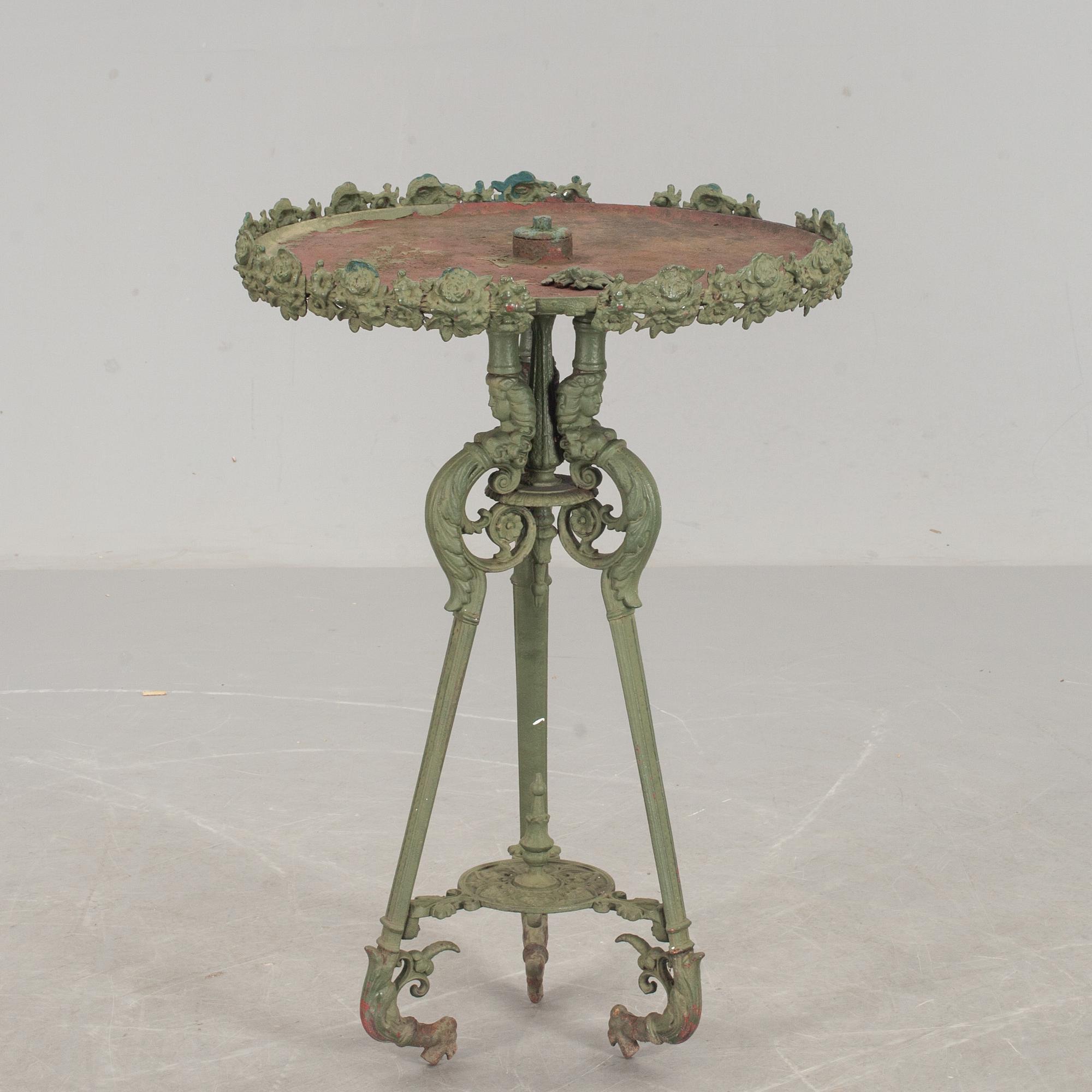 BLOMBORD, gjutjärn, 1900-tal.