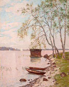 133. Eugen Taube, KVÄLL PÅ STRANDEN.