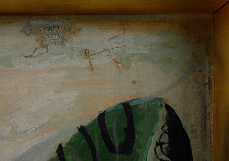 BEMÅLAT TRYCK, efter Picasso.