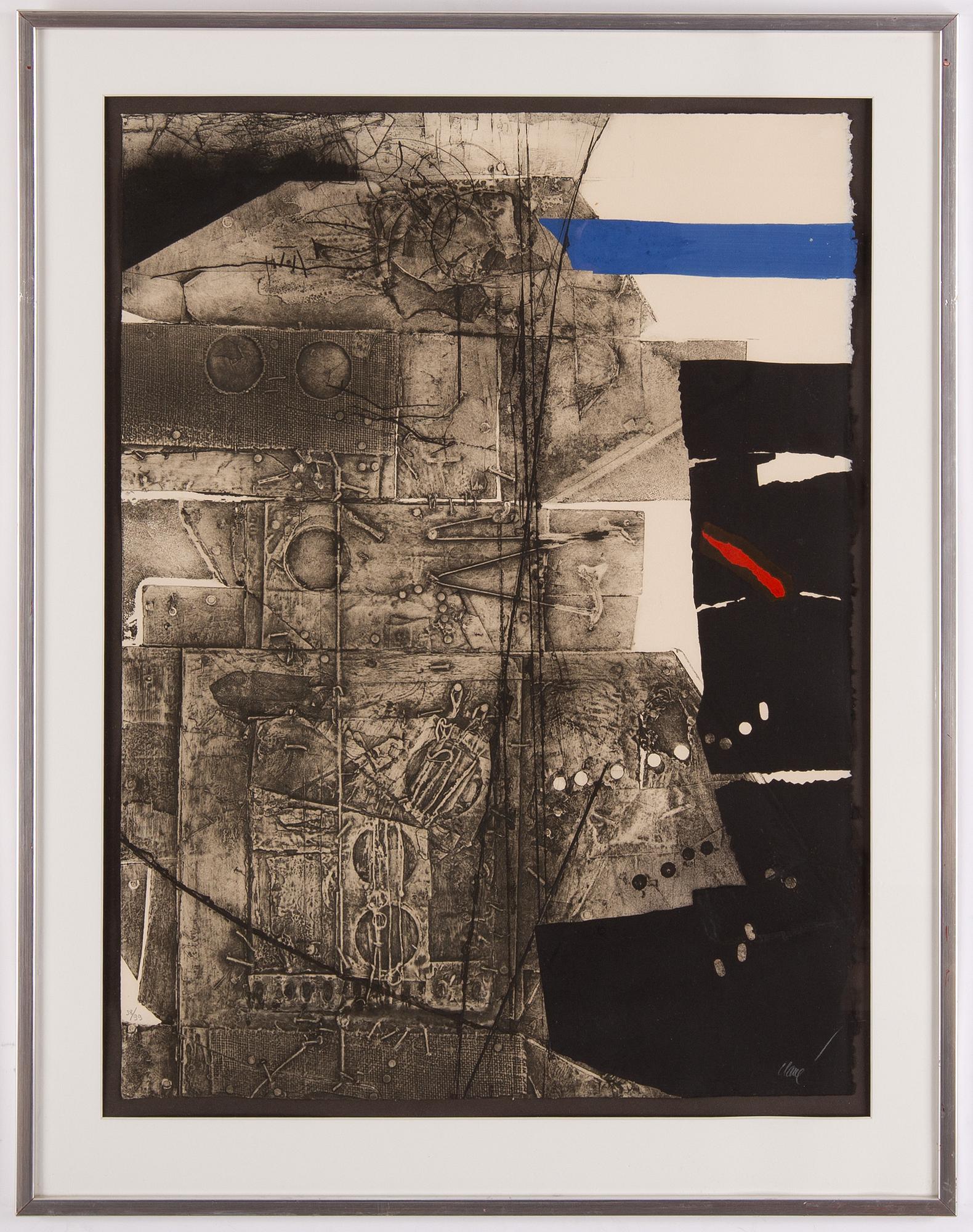 Antoni Clavé, carborundum, signed 38/99.