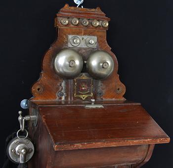 VÄGGTELEFON, Jydsk Telefon Aktieselskab, 1900-tal.