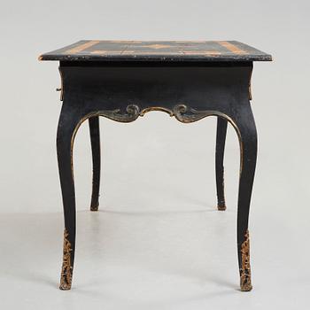 A Swedish Rococo 18th century writing table.