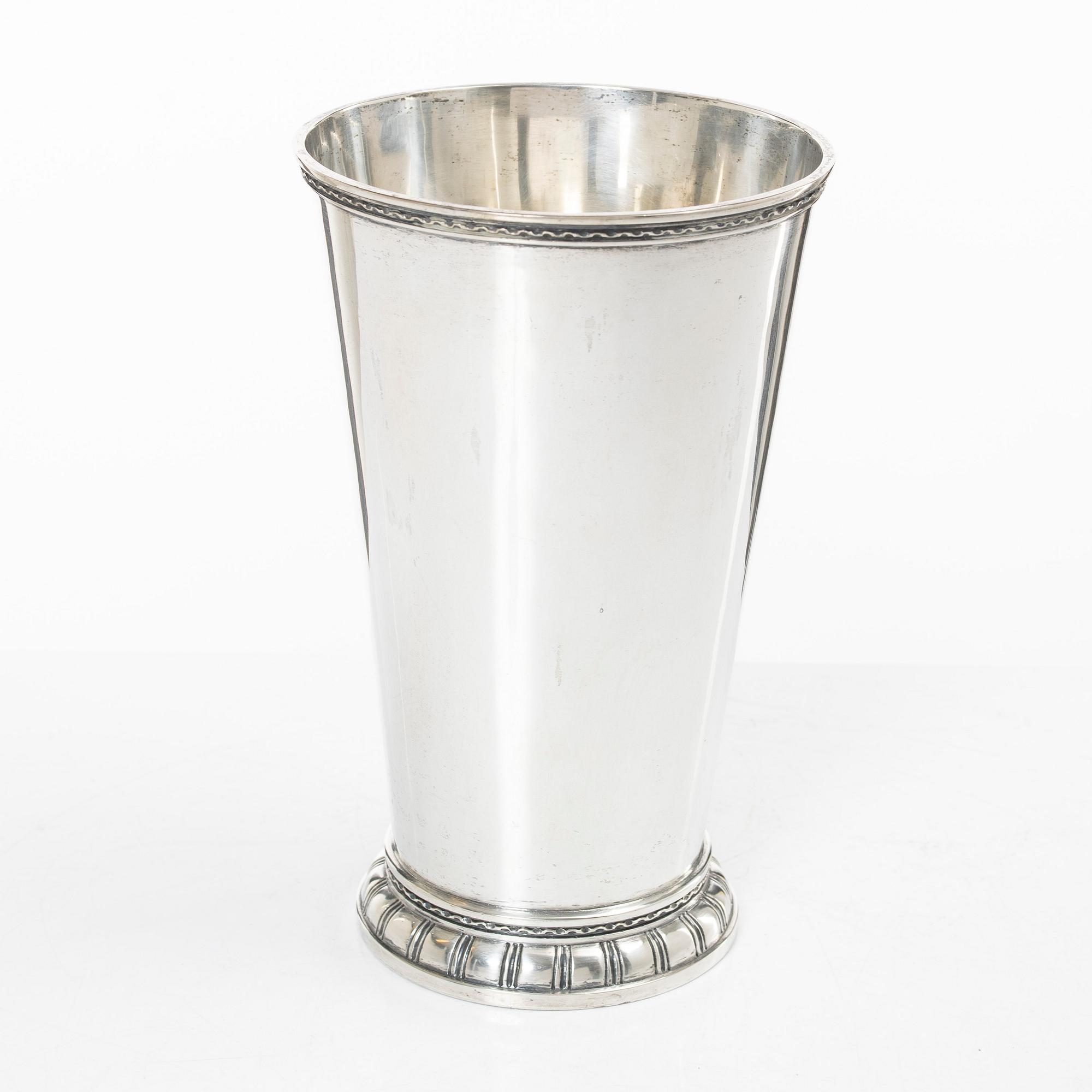 Eric Råström, bägare, silver, CG Råström, Stockholm 1948.